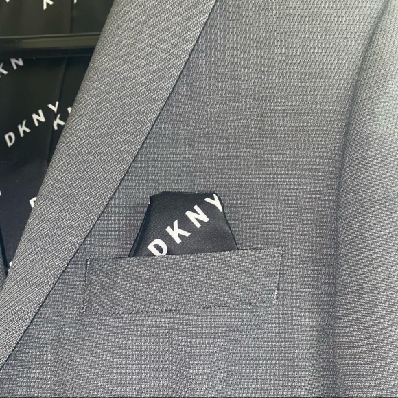 DKNY Kids Gray Blazer and Pants Set Like New - Picture 6 of 14